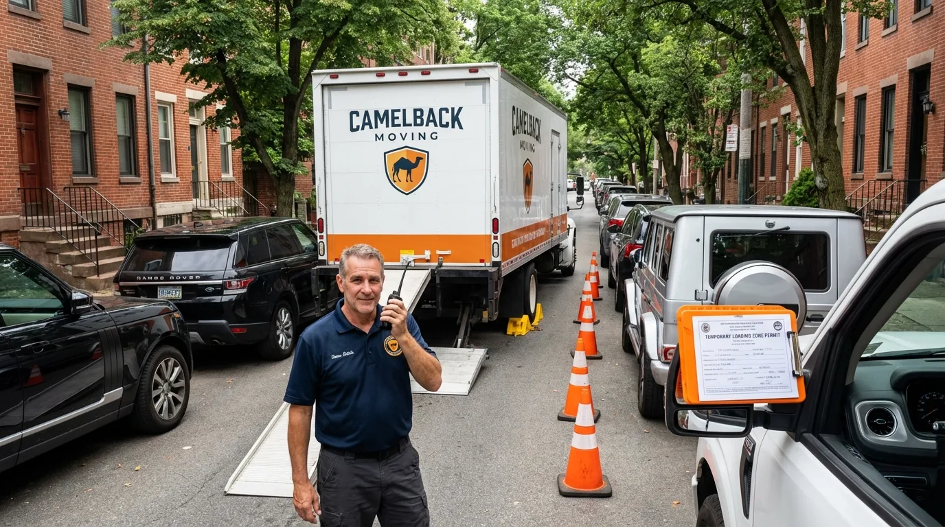 City street loading permit setup in Cooperstown, NY